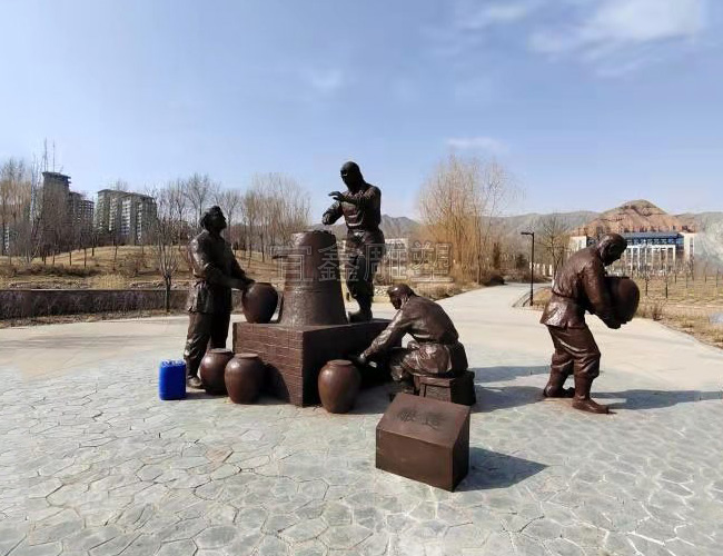为什么城市雕塑中大多是铸铜雕塑