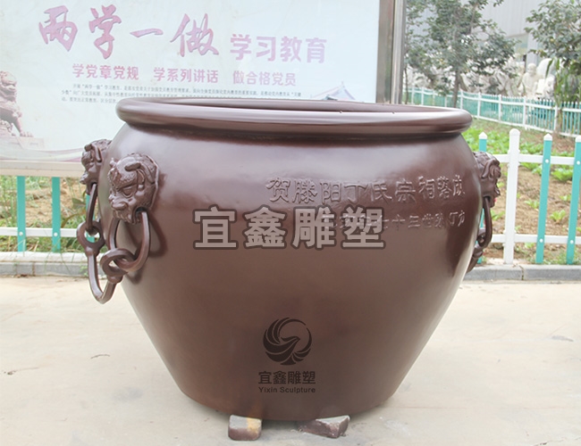 铸铜雕塑铜缸寓意及摆放位置