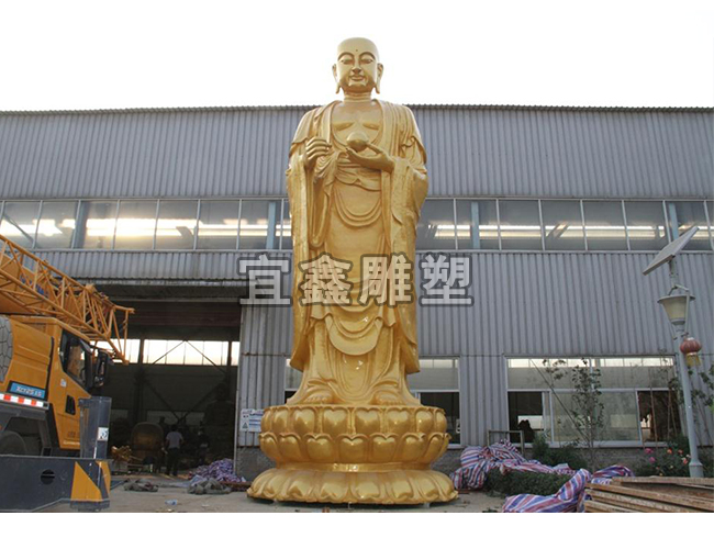 10 米高地藏王菩萨铜雕塑